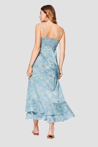 Robe longue - 
Bleu