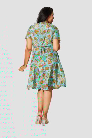 Robe - 
Turquoise
