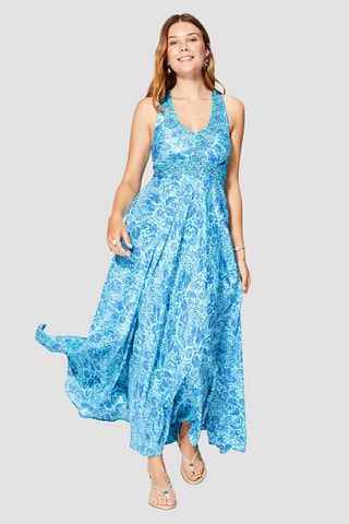 Robe - Bleu et turquoise