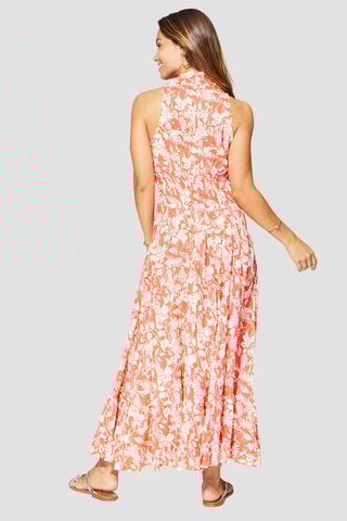 Robe longue - 
Orange