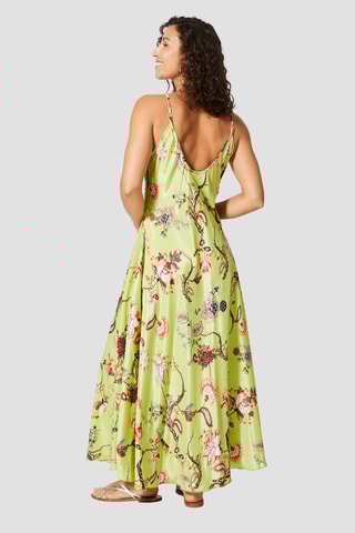 Robe - Vert et rose
