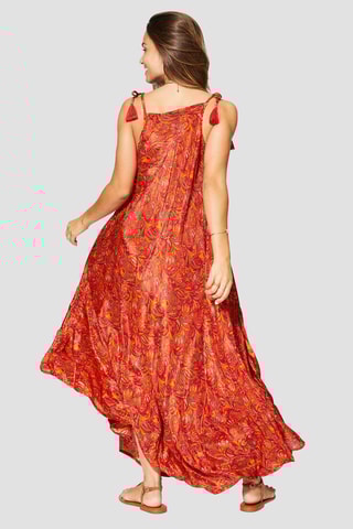 Robe longue - 
Rouge