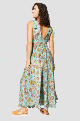 Robe longue - 
Turquoise