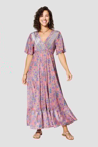 Robe longue - 
Rose