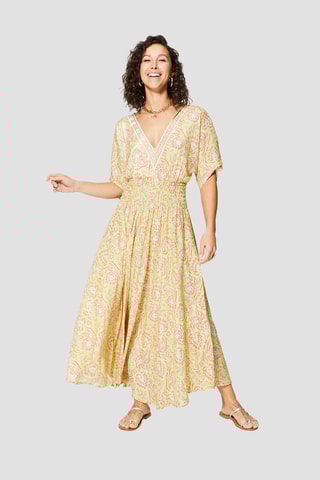 Robe - Jaune et rose