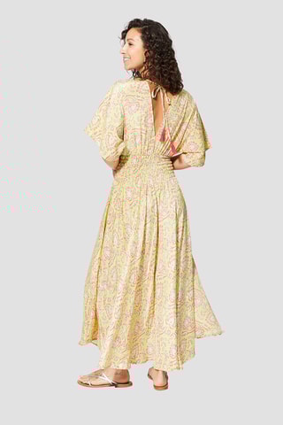 Robe - Jaune et rose
