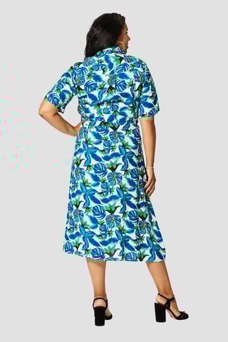 Robe - Blanc et bleu
