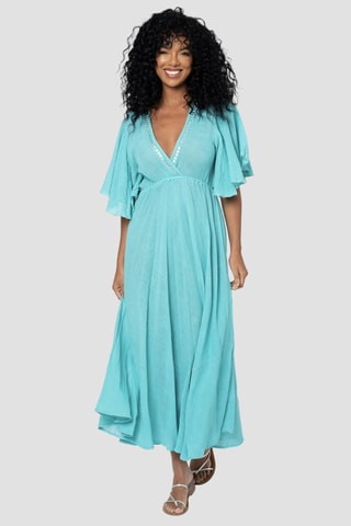 Robe longue - Turquoise