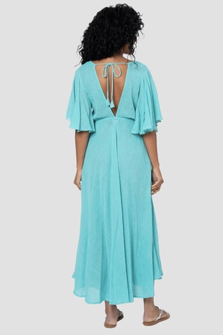 Robe longue - Turquoise