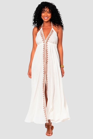 Robe longue - Blanc