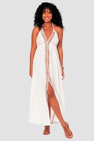 Robe longue - Blanc