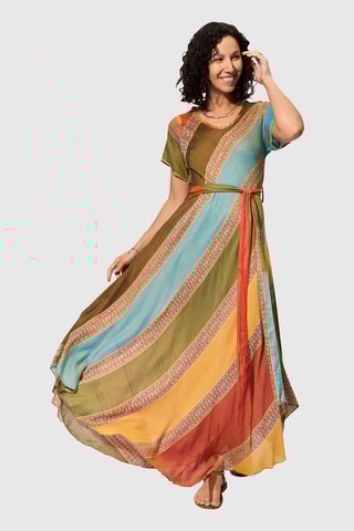 Robe longue - Vert