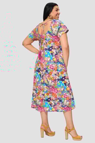 Robe midi - Violet
