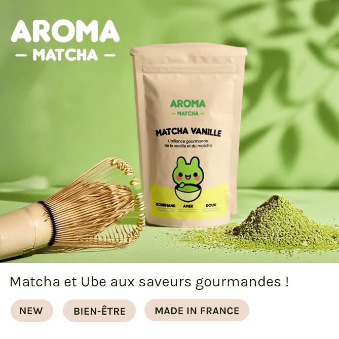 AROMA MATCHA en vente privilège chez BEAUTÉ PRIVÉE