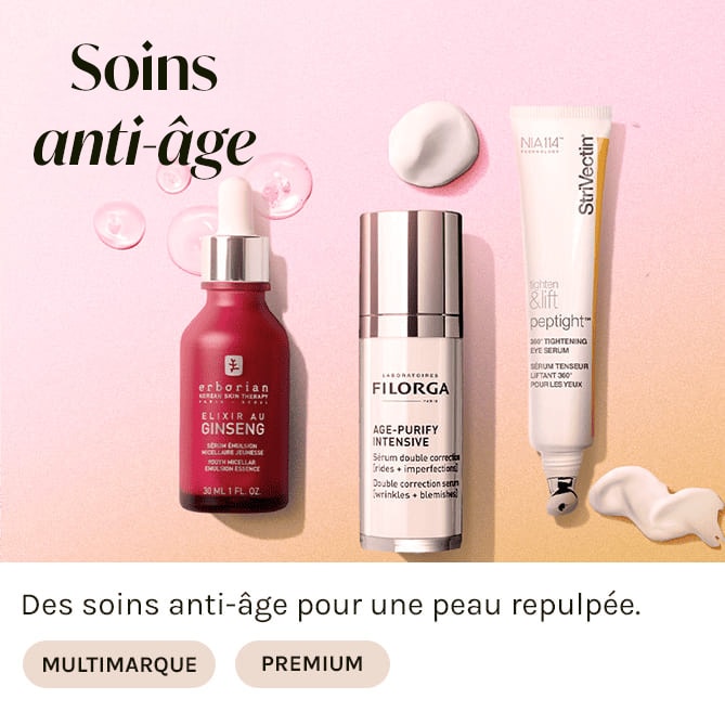 SOINS ANTI-AGE à prix discount sur BEAUTÉ PRIVÉE