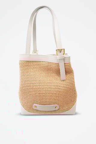 Sac à main en cuir - Beige