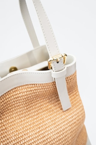 Sac à main en cuir - Beige