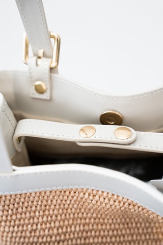 Sac à main en cuir - Beige