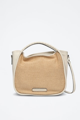 Sac à main en cuir Naples - Beige