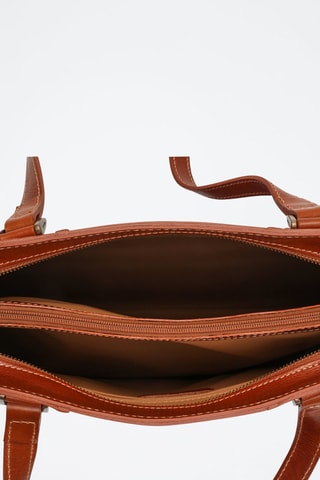 Sac à main en cuir Fiona - Camel