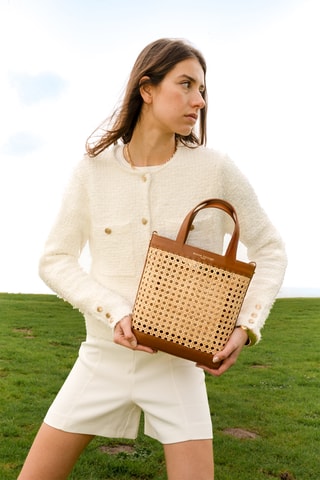 Sac à main Eos - Beige et camel