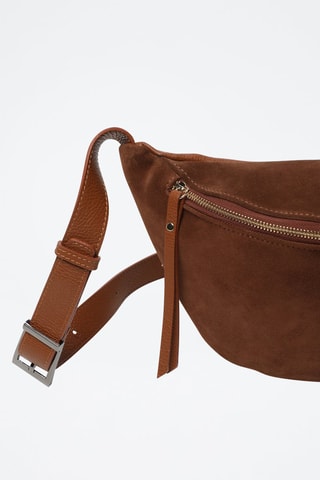 Sac banane en cuir Rachel - Camel