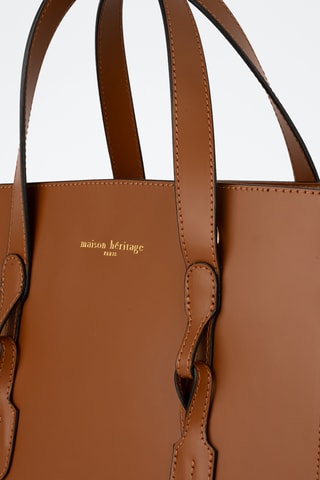 Sac à main en cuir Hera - Camel