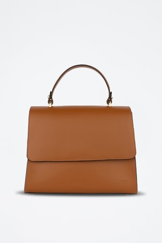 Sac à main en cuir Leto - Camel