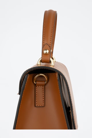 Sac à main en cuir Leto - Camel