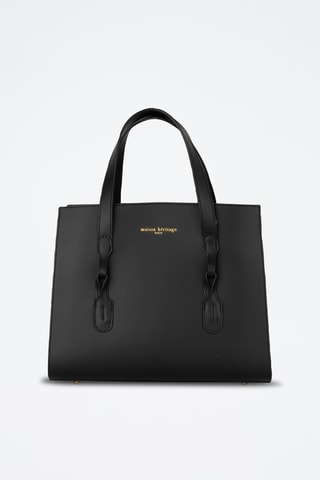 Sac à main en cuir Hera - Noir