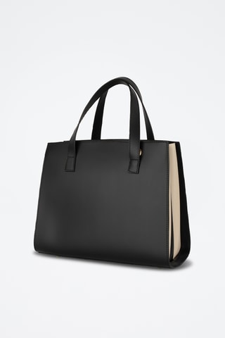 Sac à main en cuir Hera - Noir