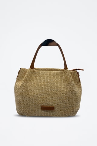 Sac à main en cuir Tahiti  - Marron