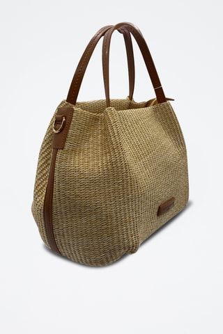 Sac à main en cuir Tahiti  - Marron