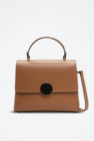 Sac à main en cuir Clau - Camel