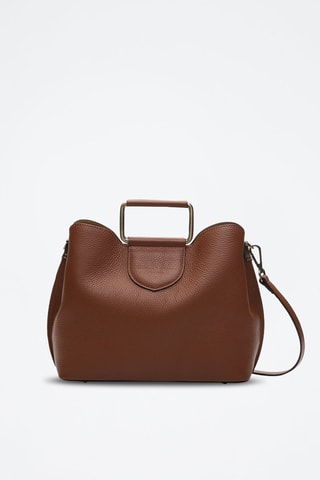 Sac à main en cuir Dalia - Camel