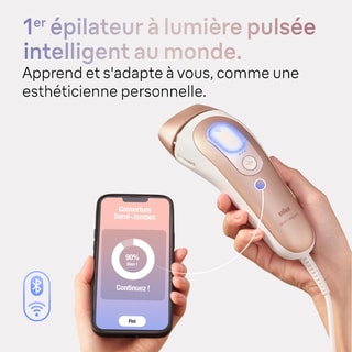 Epilateur lumière pulsée - Skin i-expert - Visage & corps