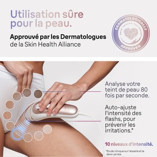 Epilateur lumière pulsée - Skin i-expert - Visage & corps