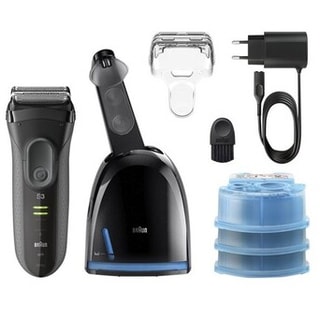 Rasoir électrique avec station Clean&Charge - Series 3 - Waterproof - Homme