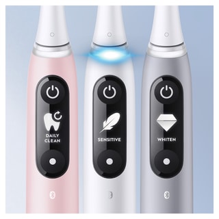 Coffret duo - Brosses à dents électriques - IO6 Series -  Blanc & rose