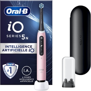 Brosse à dent électrique connectée Bluetooth - iO 5N Bad Elect - Rose
