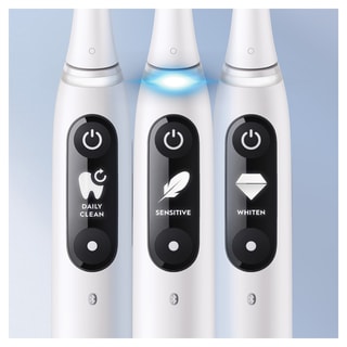 Brosse à dents électrique connectée Bluetooth -  iO7w Series - Blanc Alabaster