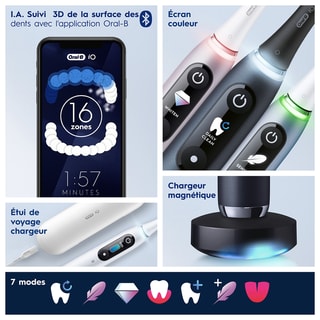 Brosse à dents électrique connectée Bluetooth - iO 9N - Rose quartz