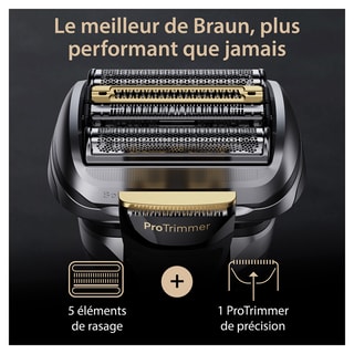 Rasoir électrique - Series 9 Pro+ - Gris & noir - Visage - Homme