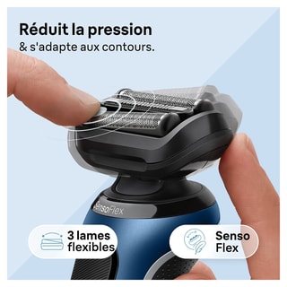 Rasoir électrique - Series 6 - Bleu - Visage - Homme