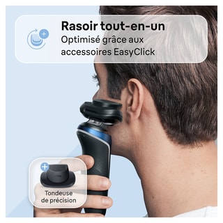 Rasoir électrique - Series 6 - Bleu - Visage - Homme
