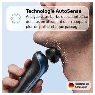 Rasoir électrique - Series 6 - Bleu - Visage - Homme