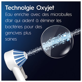 Coffret Oxyjet & brosse a dents électrique - IO6 Series - Blanc 