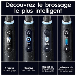 Brosse à dents électrique Bluetooth - iO10 - Noir