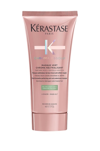 Masque Vert Chroma Neutralisant - Cheveux bruns colorés abîmés - 150 ml