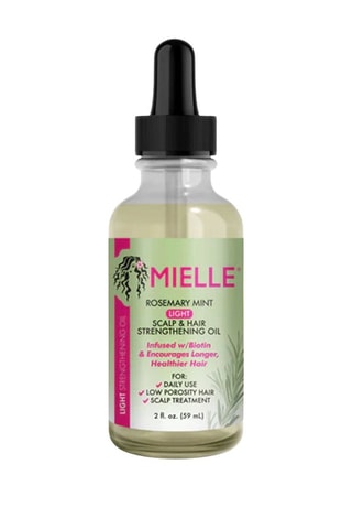 Huile de soin légère au romarin et à la menthe Mielle Rosemary Mint Scalp & Hair Strengthening - 59 ml